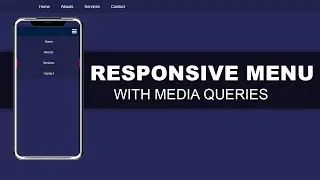 Responsive Navigation Bar With HTML CSS and JavaScript | Responsive Menu | Elkick