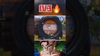 1v3😎 #shorts #ytshorts #shortsvideo #pubgmobile