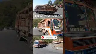 Heavy Wooden Load Same Company Trucks | மலைப்பாதையில் லாரிகள் படும் சிரமம்