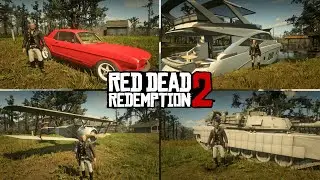 53 New Vehicles Added to RDR2 with This Mod!