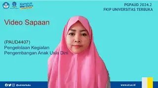 PENGELOLAAN KEGIATAN PENGEMBANGAN ANAK USIA DINI - SAPAAN AWAL (Versi 2)