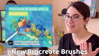 ✿ Procreate Brushes VOL.6 | Watercolor ✿