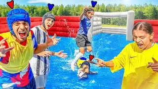 J'ORGANISE LE PLUS GRAND TOURNOI SUR GLISSADE ! 😁 ( SLIP N SLIDE CHALLENGE EN FAMILLE)