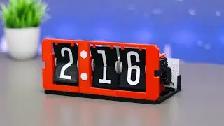Build Coolest Split Flap Clock | DIY Flip Display Clock  | Arduino Projects | The Wrench