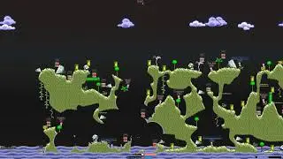 Worms Armageddon - one of the best grenade throws ever
