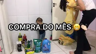 MOSTRANDO MINHA COMPRA DO MÊS | NATAL CHEGANDO ❤️