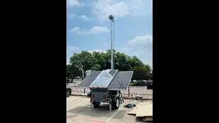 2M Solar Trailer integrating with PLACA.AI License Plate Recognition.