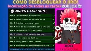 COMO DESBLOQUEAR O JIRO! (Roblox death ball)