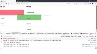 Angular Material - Drag and drop with CDK