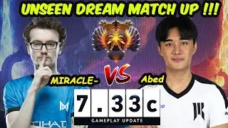 Abed vs Miracle - DREAM MATCH UP UNSEEN DOTA 2 7.33C New Patch