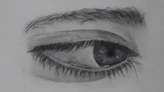Comment Dessiner Un Oeil Très Simple Et Réaliste N°7 / Tuto dessin #howtodraw #sketch #dessin #art