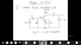 Lecture 31: Common Source-JFET Analysis and Common Drain JFET