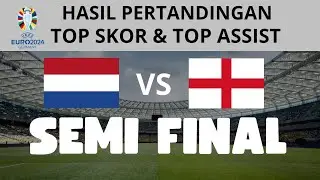 HASIL EURO 2024 TADI MALAM | BELANDA VS INGGRIS