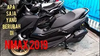 Yang berubah di Yamaha nmax 2019 -hitam doff