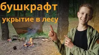 Бушкрафт l Строю укрытие в лесу