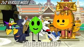 Firey & Leafy vs Danger Mouse & Count Duckula - 2v2 Versus Mode - MUGEN