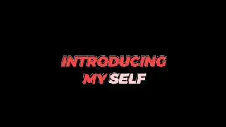 introducing my self [overlay] lyrics overlay capcut  Trending 