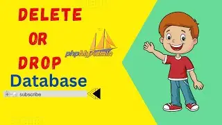 How Delete Database from PhpMyAdmin New Video 2024