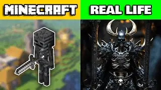 MINECRAFT MOBS VS REAL LIFE #16 | Super Realistic 4k