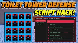 Toilet Tower Defense Script GUI Hack (INFINITE GEMS, AUTO ROLL, AUTOFARM, AND MORE) *PASTEBIN*