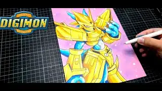 Drawing Magnamon DIGIMON MOVIE 2