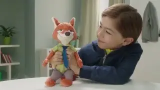 The Entertainer - Disney Zootropolis Talking Soft Toy - Nick Wilde - 525012_nick