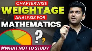 Maths Chapter Wise Weightage for JEE | JEE MAIN 2024 | ATP STAR
