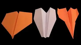 How to Make 3 Amazing Paper Airplane That Flies High Above!