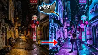 Turn Any Image into Cyberpunk in GIMP