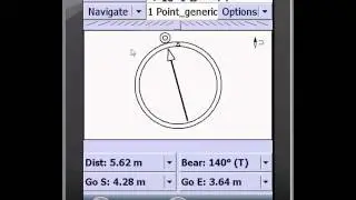 Navigating using Trimble TerraSync on a Windows Mobile Device