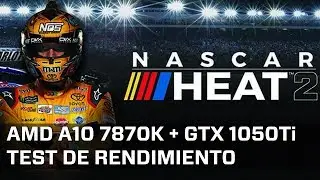 Nascar Heat 2 - AMD A10 7870K + GTX 1050 Ti (1080p Ultra)