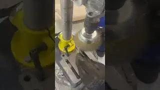 Очистка металла от ржавчины с использованием сверлильного станка 🏭