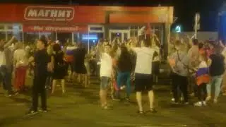 Самара. Фанаты после футбола Россия против Египта!(4)