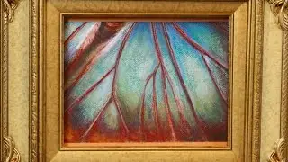 Iridescent Butterfly Wings (Close-up) - Soft Pastel Lesson - micro abstract - Unison Colour review