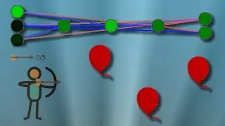 AI learns to shoot balloons using Neural Networks & evolution! (and more)