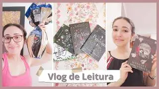 VLOG#44 - Li uma série inteira de livros, Pinturas, Série de TV e mais livros de FANTASIA