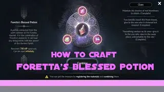 Foretta's blessed potion crafting | Black desert mobile