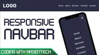 Responsive Sticky Navbar Tutorial [HTML, CSS, JS]