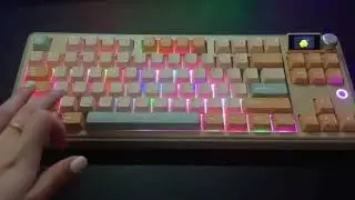 AK870 new color of keybaord  RGB lighting effect