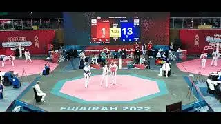 Levente Jozsa (Hungary) Blue VS Ho Jun jin (Korea) Red Seniors Semifinals -68kg Semifinals