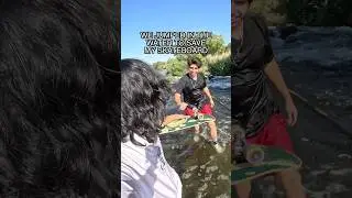 WE JUMPED IN THE WATER TO SAVE MY SKATEBOARD