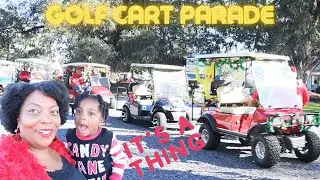 VLOGMAS Day 6 - DOLLAR TREE DECOR SHOPPING for our GOLF CART CHRISTMAS PARADE
