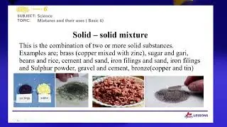 BASIC - SCIENCE - Mixtures and their uses