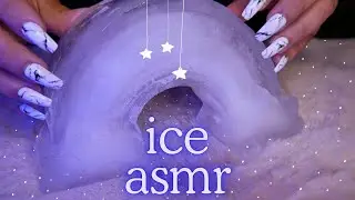 ASMR Tapping & Scratching on ICE (No Talking)