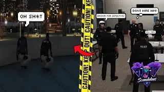 Office Brown BECOMES A DETECTIVE! | YBN Los Scandalous | GTA5 RP🕵🏾🚓