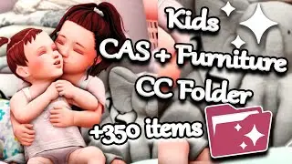 Kids CC Folder Maxis Match The Sims 4 CAS & Furniture | Toddler Infant Child