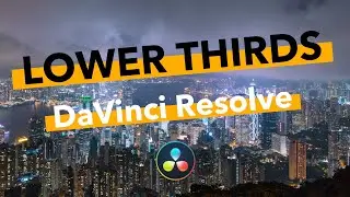Lower Third for DaVinci Resolve - Vol 1 - Title Text Templates