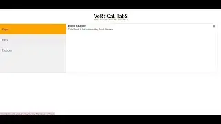 How to create Vertical Tabs Using HTML CSS & JavaScript | Responsive Vertical Tab