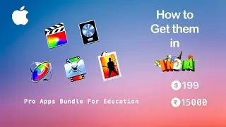 Apple Pro Apps Bundle in India (2024) | Legal questions EXPLAINED | Free plug FcpX | Mac | The Cleek
