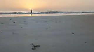 Sunrise swim ASMR 4k